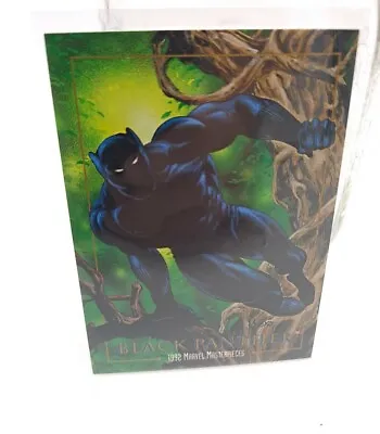 1992 Marvel Masterpieces: Series 1 (SkyBox) BLACK PANTHER  Base Card  #4 MINT!! • $4.75