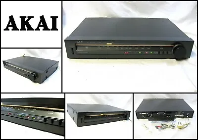 AKAI AT-K02 Black FM AM Stereo Tuner With Ferrite Antenna (Made In Japan) • $120