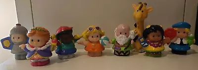 Mattel Fisher Price Little People X8 Figures Bulk Lot Princess Knight Policeman • $19.99