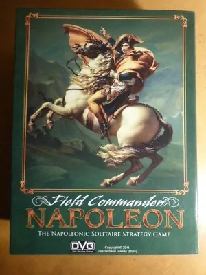 Field Commander Napoleon By DVG UNPUNCHED & Complete Solo Board War Game • £110