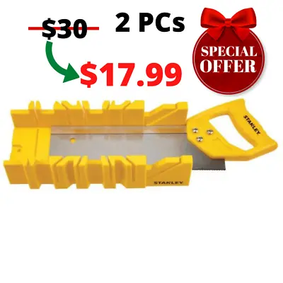 Stanley Miter Box With Saw Included • $19.99