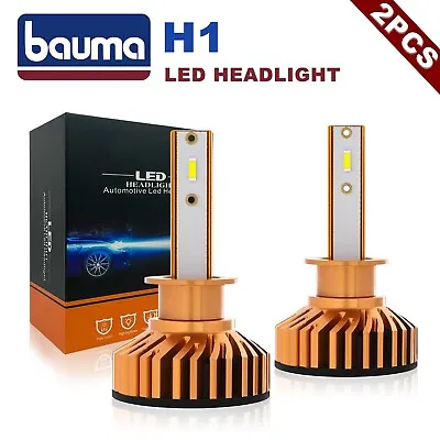 2×H1 LED Headlight High Or Low Beam Bulbs Conversion Kit Super Bright White • $19.30