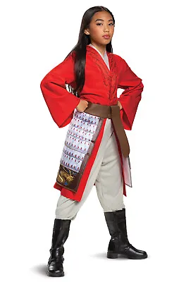 Disney Mulan Deluxe Costume Girls S M Halloween Dress Up Hero Live Action • $18.99