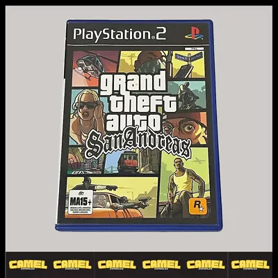 Sony PlayStation 2 Game - Grand Theft Auto: San Andreas - PAL - FAST SHIP  • $24.99
