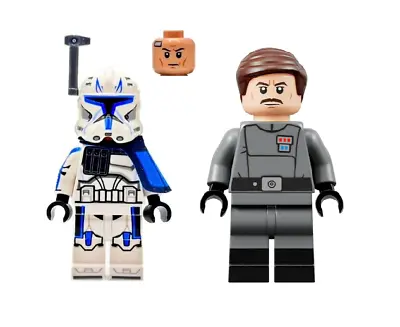 NEW Lego Star Wars Yularen & Captain Rex With Pauldron Minifigure Sw1315 Sw1316 • $256.35