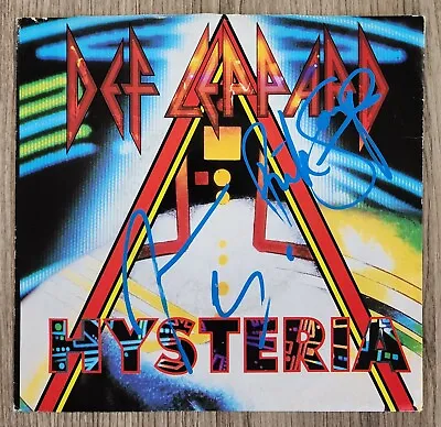Def Leppard Band Signed Hysteria / Ride Into The Sun 7  Vinyl Record 45 RPM RAD • $271.73