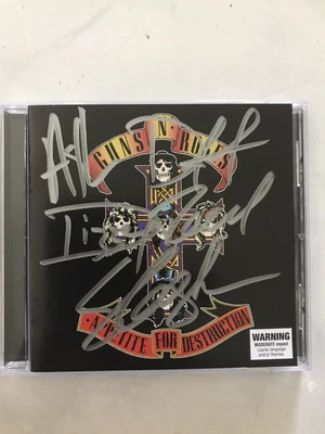 $150 • Buy Guns N Roses Signed Cd