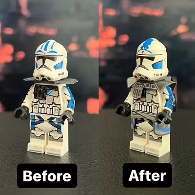 LEGO Star Wars Fives P2 Helmet + Cloth Upgrade Kit • $20
