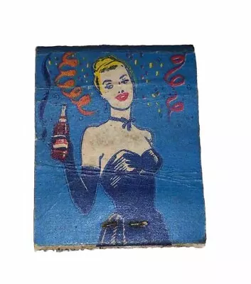 Vintage Pepsi Cola Matchbook Cover Girl In Dress United States Testing Company • $25