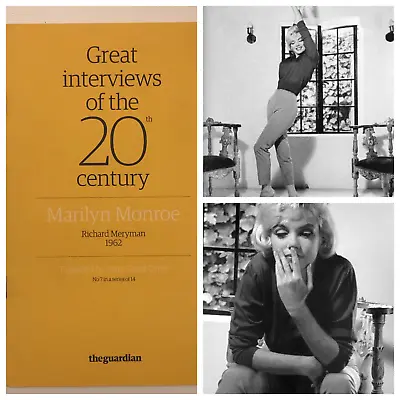 Marilyn Monroe Last Interview By Richard Meryman 1962 & Allan Grant Photos X 2 • £23