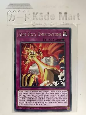 Sun God Unification MZMI-EN071 Rare 1st Edition YuGiOh TCG Card • $1