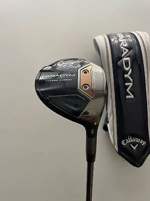 Callaway Paradym 5 Wood 18 Degree Stiff Flex HZRDUS Silver 60 Shaft • £199.99