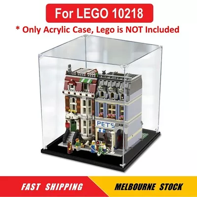 Display Case For LEGO 10218 Creator Pet Shop Storage Box Dust Proof Glue Free • $49.95