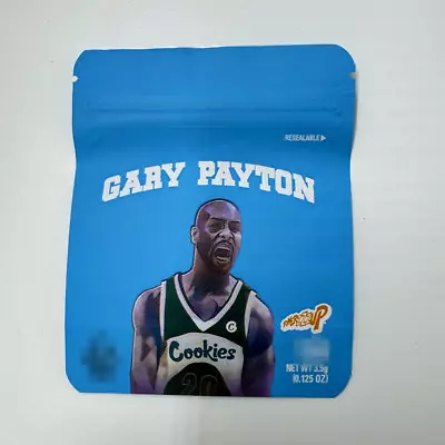 100pcs Mylar Bags 3.5g Food Storage Snack Ziplock Resealable Bags- Gary Payton • $18.69