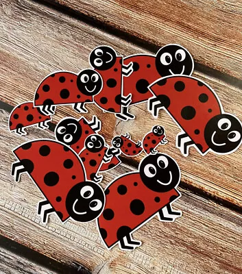 15 Pcs Of Ephemera Ladybird Ladybug Cut Out And Ready To Use • £1.99