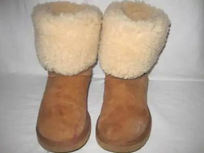 Ugg Australian Genuine Leather Sheepskin Lining Boots W8 • $21.99