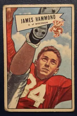 1952 Bowman (Small) James Hammond #69 (FAIR) TEXANS (FREE S/H) • $2.49