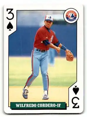 1992 Bicycle Rookies #3 Wilfredo Cordero    Montreal Expos Baseball Car ID:62095 • $1.98