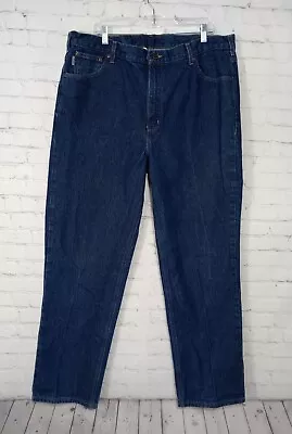 Carhartt Men’s Size 42x34 Jeans Denim B180 PRW Pants Traditional Fit Dark Wash • $22.50