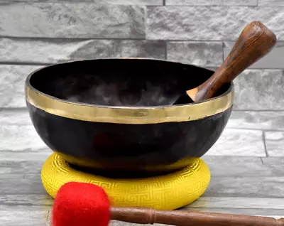 10 Inches Singing Bowl-Deep Sound Vibration Bowl-Handmade Tibetan Singing Bowl • $189