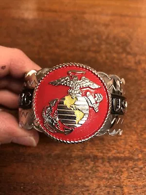 Native American Navajo Women's Bracelet United States Marine Corp USMC Cuff #B • $100