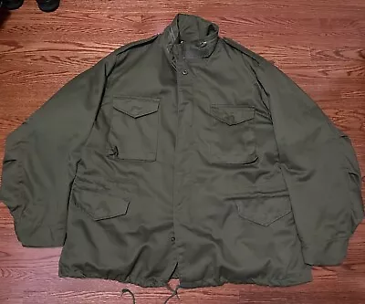 M65 Military Field Jacket Army NATO Cold Weather Mens Size XL W/ Liner No Hood • $59.99