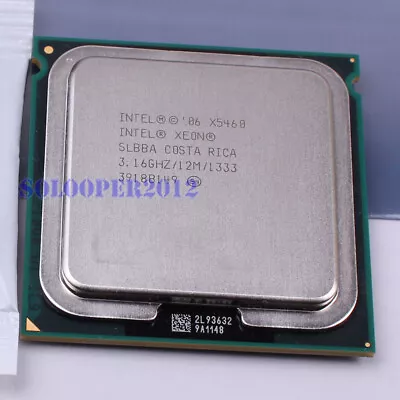 Free Shipping Intel Xeon X5460 3.16 GHz Quad-Core SLBBA LGA 771 CPU • $21.80