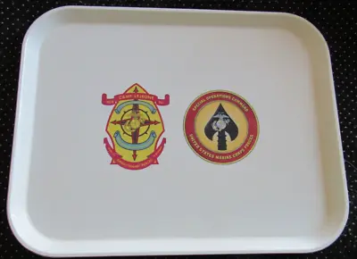 USED  US MARINE CAMP LEJEUNE NC Military MESS HALL FOOD TRAY SPEC OPS CAMTRAY • $14.99