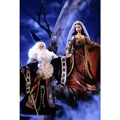 Merlin & Morgan Le Fay Barbie Dolls Set Magic & Mystery Collection MINT NRFB • $189.37