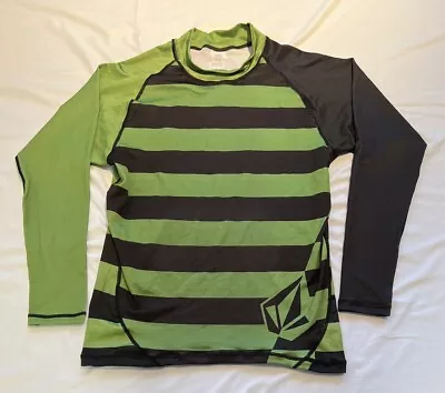Volcom Rash Guard Long Sleeve Green/ Black. Size: XL • $9.99