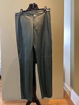 Zara PU Leather Trousers • £2