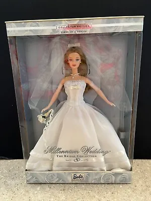 NEW Millennium Wedding The Bridal Collection Barbie Doll 1999 Mattel 27674 • $55