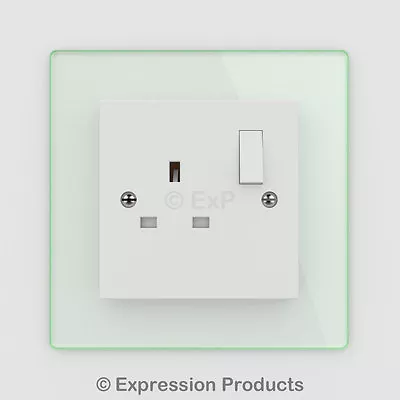 Single / Double Light Switch / Plug Socket Back Plate Finger Surround Panel 001 • £3.79