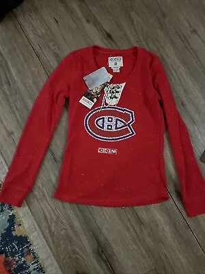 NWT CCM Vintage Montreal Canadiens Hockey Sweatshirt - Small • $14.99