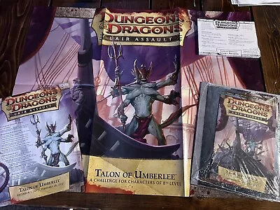 Talon Of Umberlee Lair Assault Kit & Retail Poster WOTC D&D RPG Adventure SEALED • $55.97