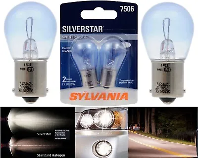 Sylvania Silverstar 7506 25W Two Bulbs Back Up Reverse Light Replacement OE Fit • $12.35