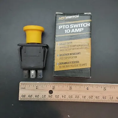 NEW 10 AMP HDSWITCH Clutch PTO Switch For John Deere Ztrak Lawn Mowers • $20.24