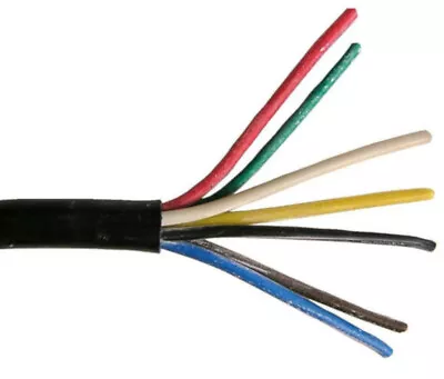 £15.93 • Buy 7 Core Cable For 7 Pin Towing Electrics 12v - Trailer, Caravan, Horsebox