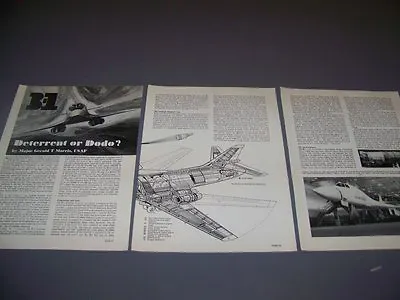 Rockwell B-1 Bomber  Deterent Or Dodo? ..specs/2-page Cutaway/3-views (225c) • $9.99