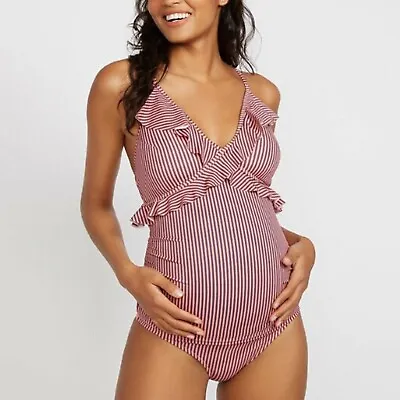 Women Maternity Swimsuit Pregnancy Swimwear Beachwear Swimming Costume  H • $18.09