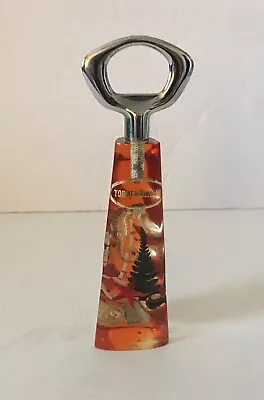 Retro Soda Beer Bottle Opener Torremolinos Spain 6  Acrylic Seahorse Shells • $4.99