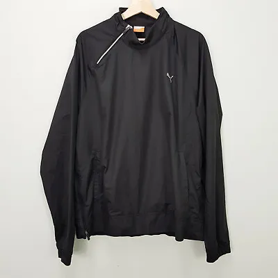 $55 • Buy PUMA Golf Mens Size L Black Golf Windjacket / Jacket