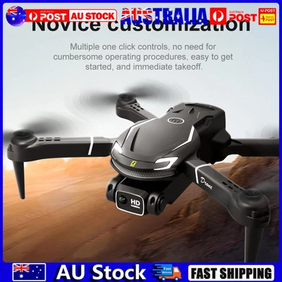 $32.10 • Buy RC Drone 150m Control Distance FPV Drones For Boys (1 Battery Black 1 Camera) AU