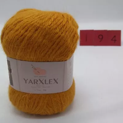 YarXlex 100% Angora Rabbit Hair Luxury Soft Lightweight Crochet And Knitting Gin • $12.99