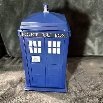 $29.99 • Buy Doctor Who Police Call Box Tardis Cookie Jar W/ Batteries To Power Light/Sound  