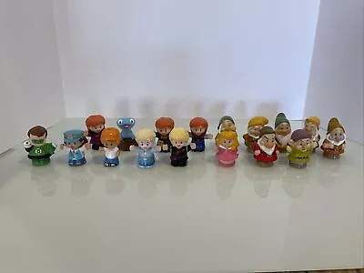 $13.57 • Buy Fisher Price Little People Lot Of 17 Princess, Dwarves, Workers, Super Hero