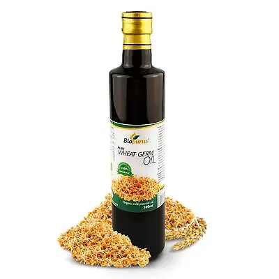 Biopurus Certified Organic Cold Pressed Wheat Germ Oil 500ml • £31.10