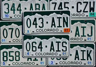 ONE Or MORE - COLORADO SNOW MOUNTAINS License Plate  • $7.99