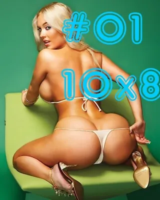 £1.29 • Buy Nicole Coco Austin - 10x8 Inch Photograph #m01 In Skimpy White Bikini & Heels