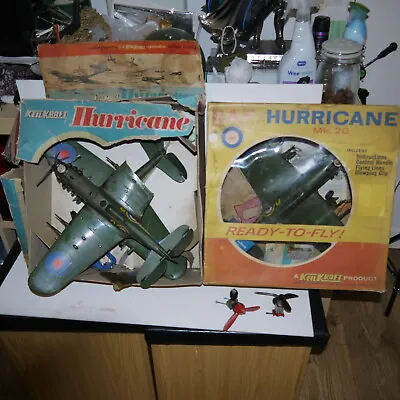 £480 • Buy 3 Keil Kraft Hurricane Control Line Vintage Aircraft Boxed